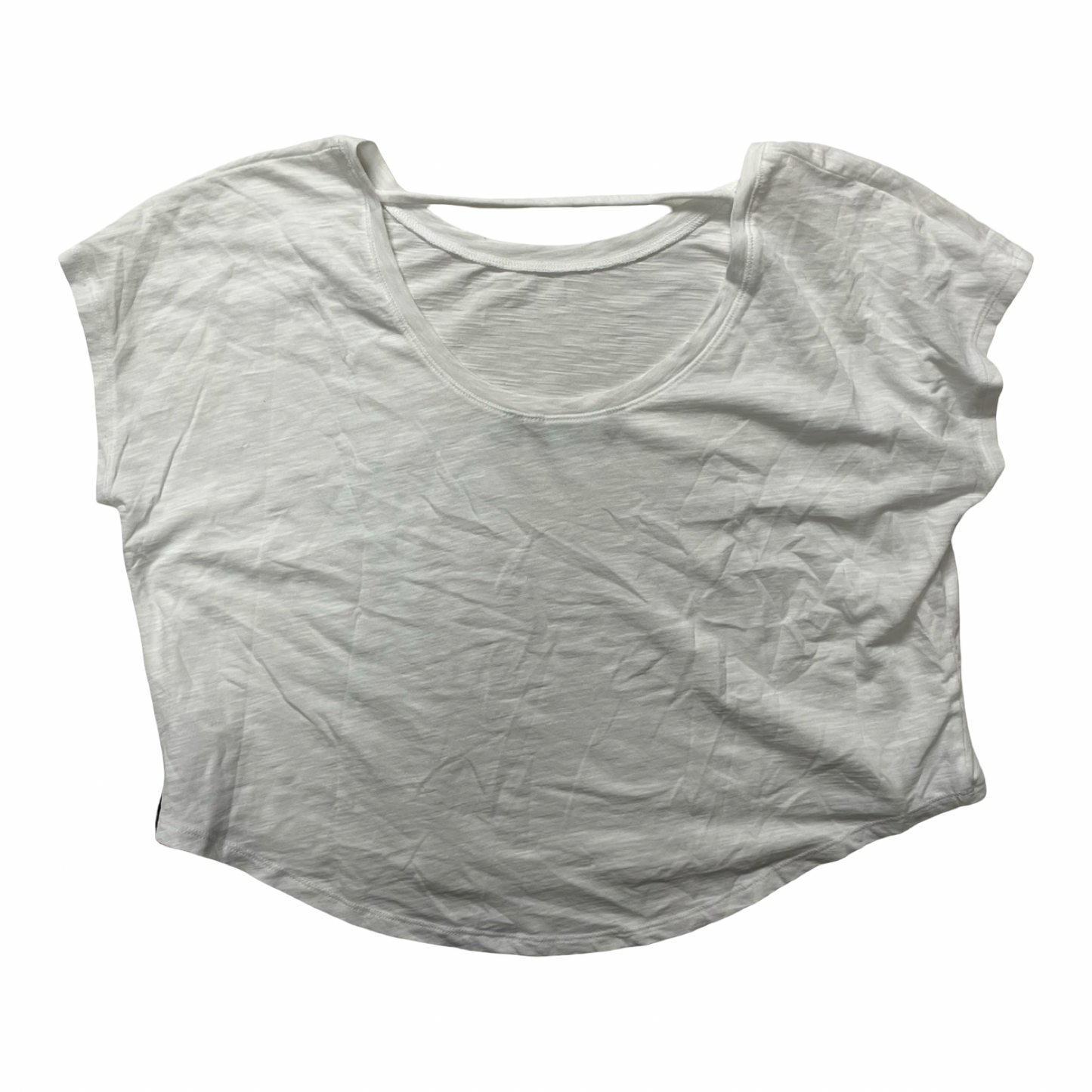 Athletic Top Ss By Athleta In White, Size:M