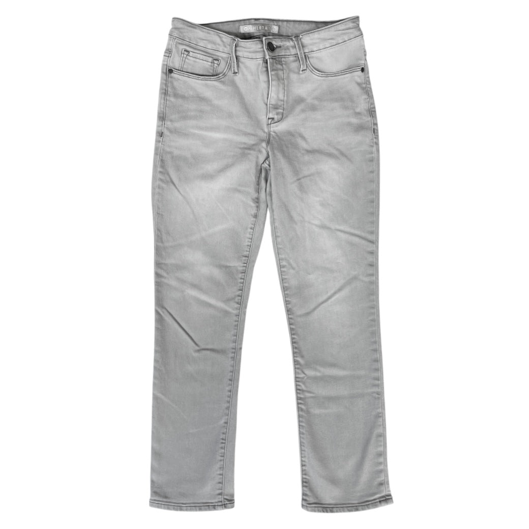 Jeans Straight By Athleta In Grey, Size:8