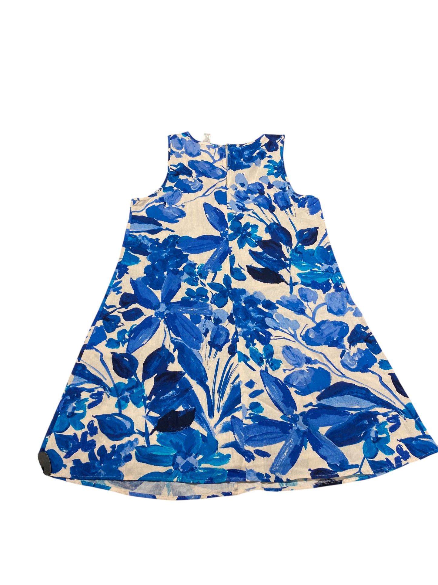Dress Casual Short By London Times In Blue & White, Size:L