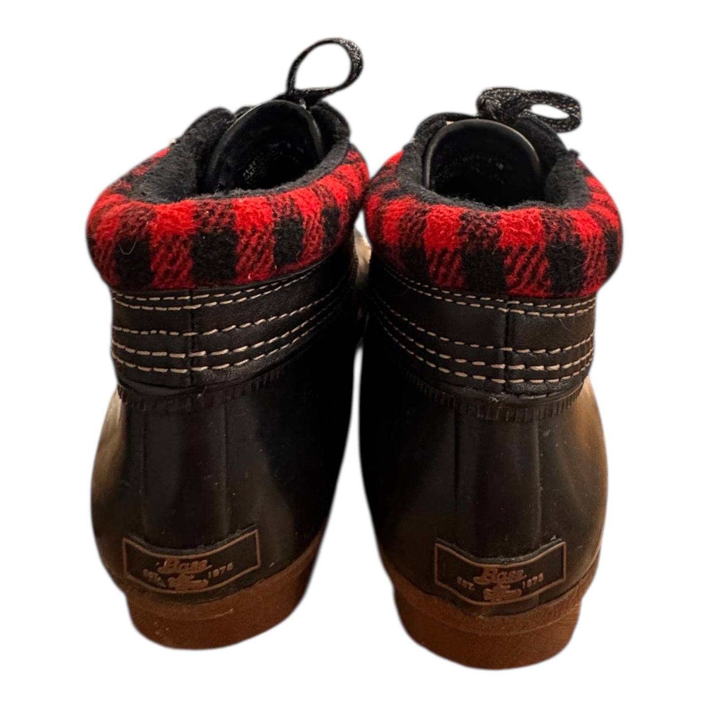 Boots Rain By Bass In Black, Size:8