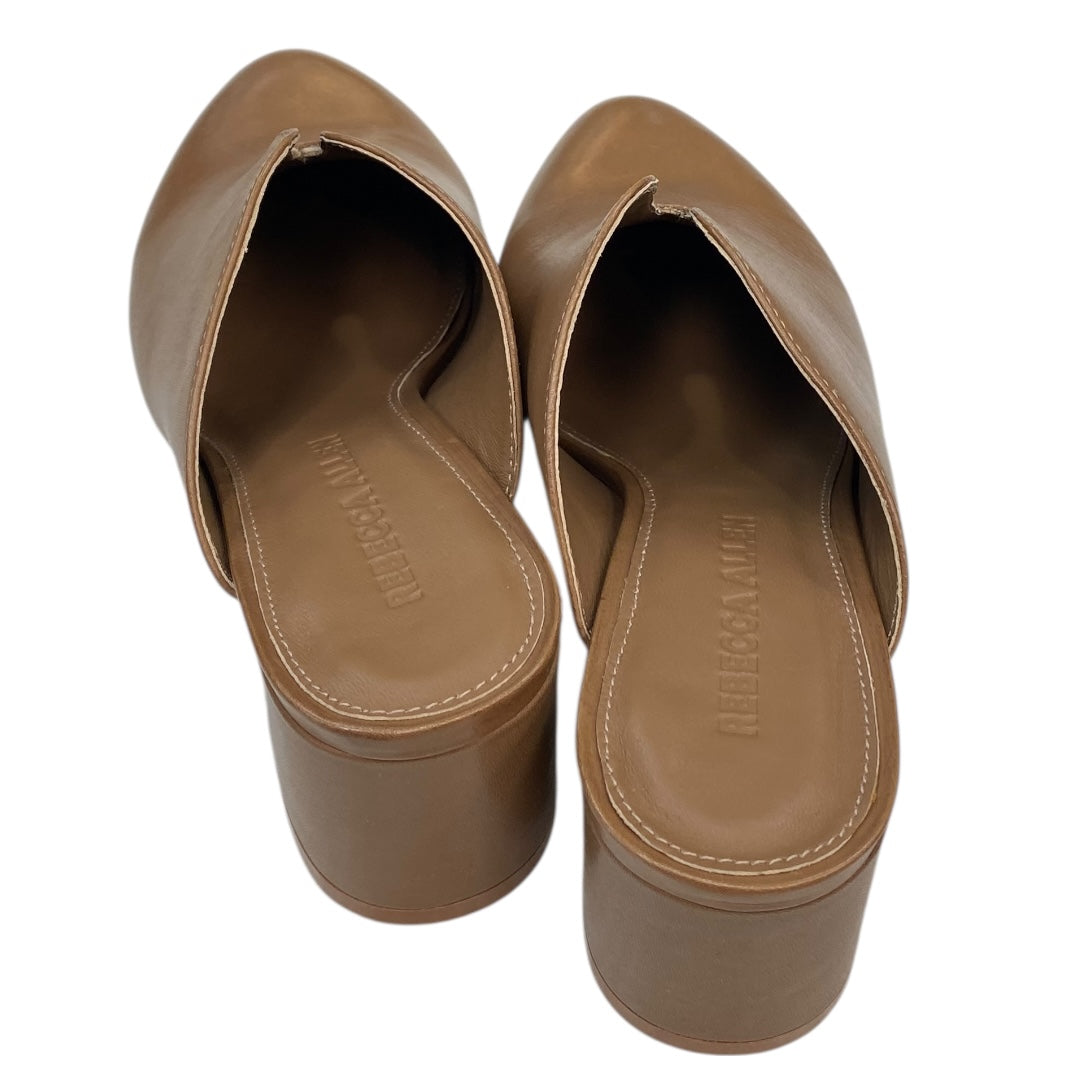 Shoes Heels Block By Cmb In Tan, Size:8