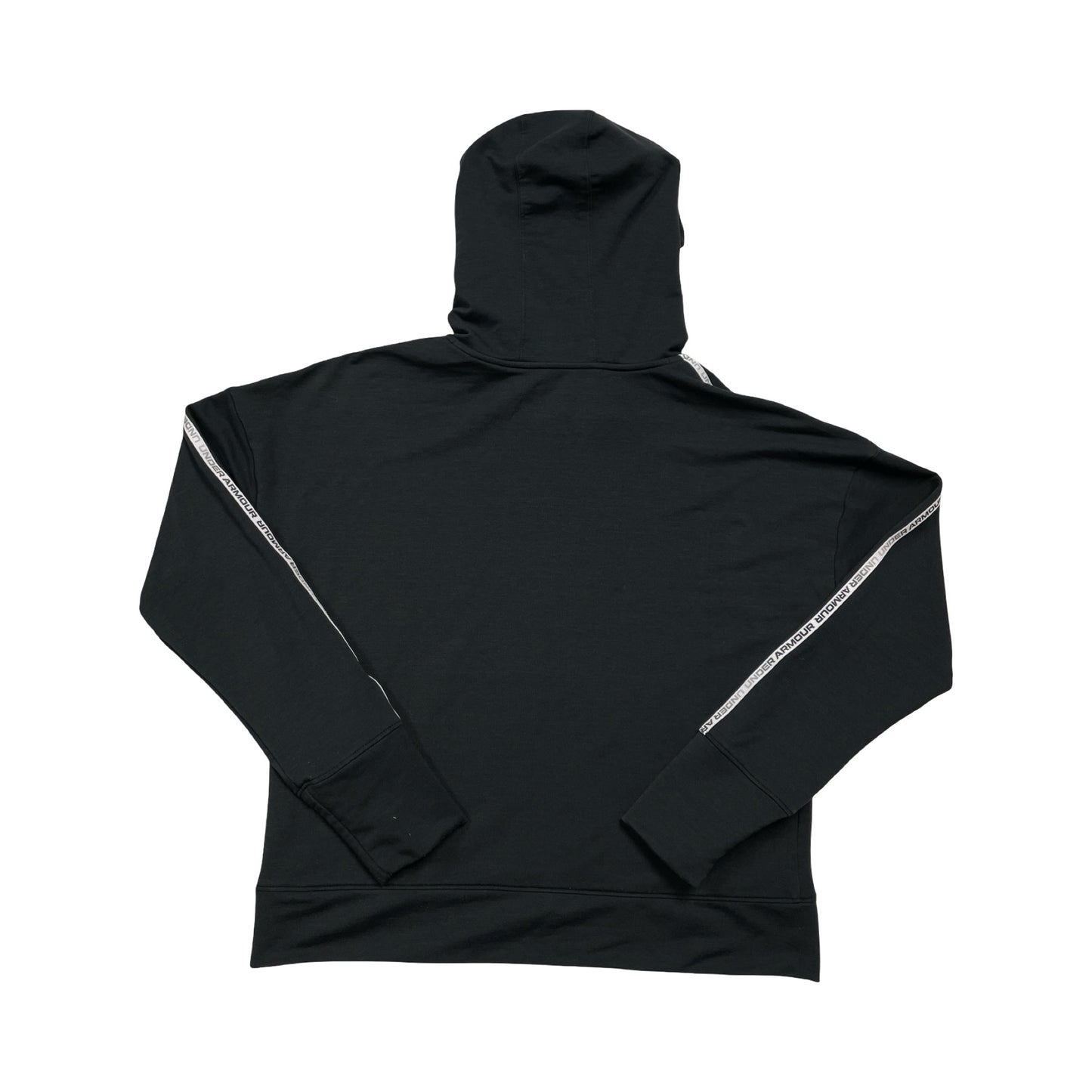 Athletic Sweatshirt Hoodie By Under Armour In Black, Size:M