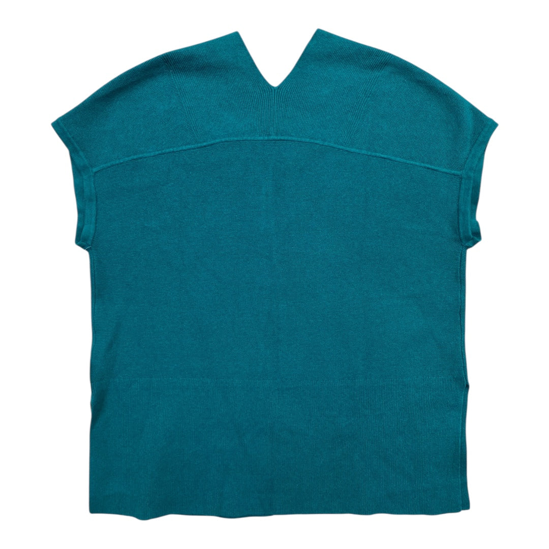 Sweater Cardigan By J. Jill In Teal, Size:Mp