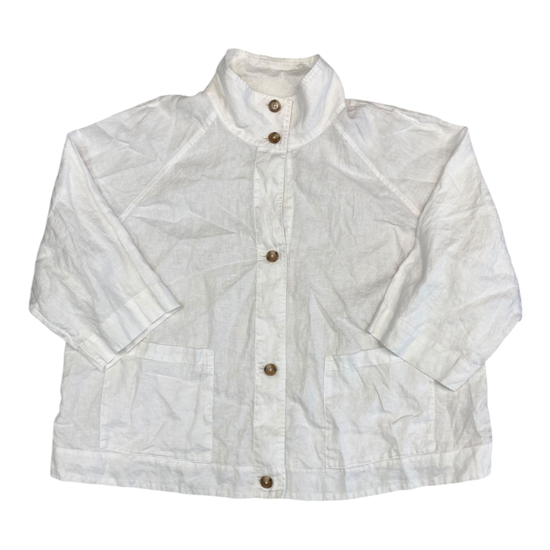Top Ls By Pure Jill In White, Size:2X