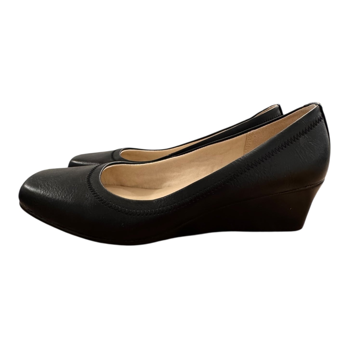 Shoes Heels Wedge By Life Stride In Black, Size:9.5