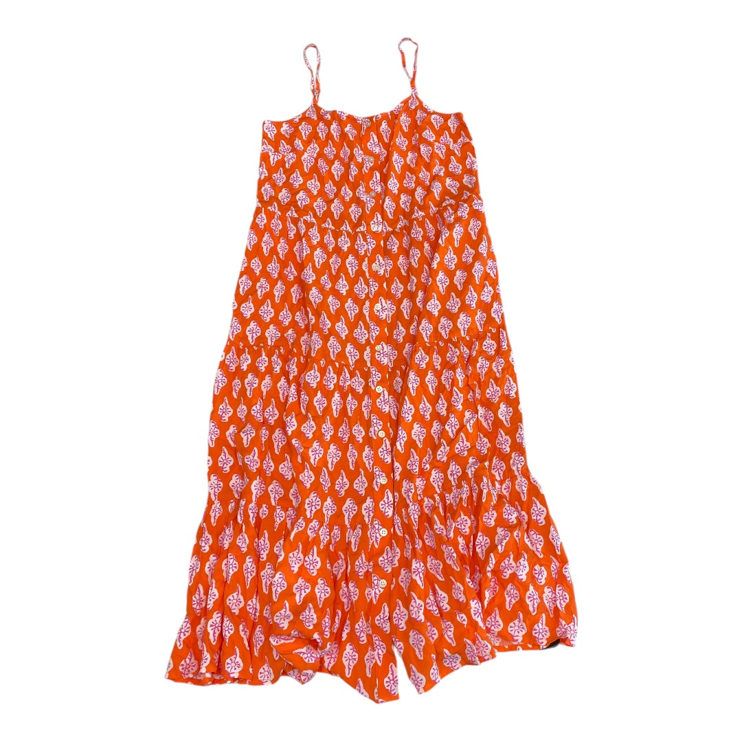 Dress Casual Maxi By J. Crew In Orange, Size:4  Clothes Mentor Burnsville  MN #117