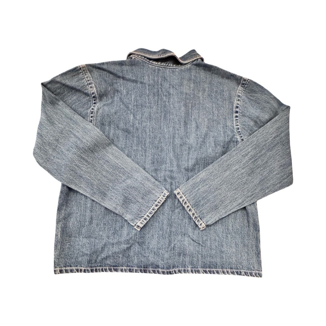 Top Ls By J. Crew In Blue Denim, Size:S