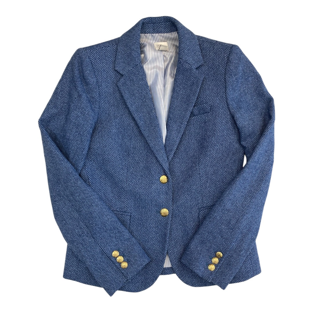 Blazer By J. Crew In Blue, Size:2