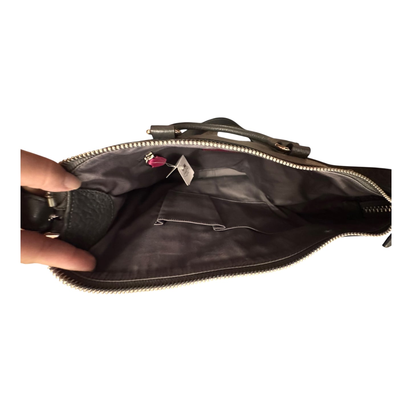 Handbag Designer By Coach In Grey, Size:Large