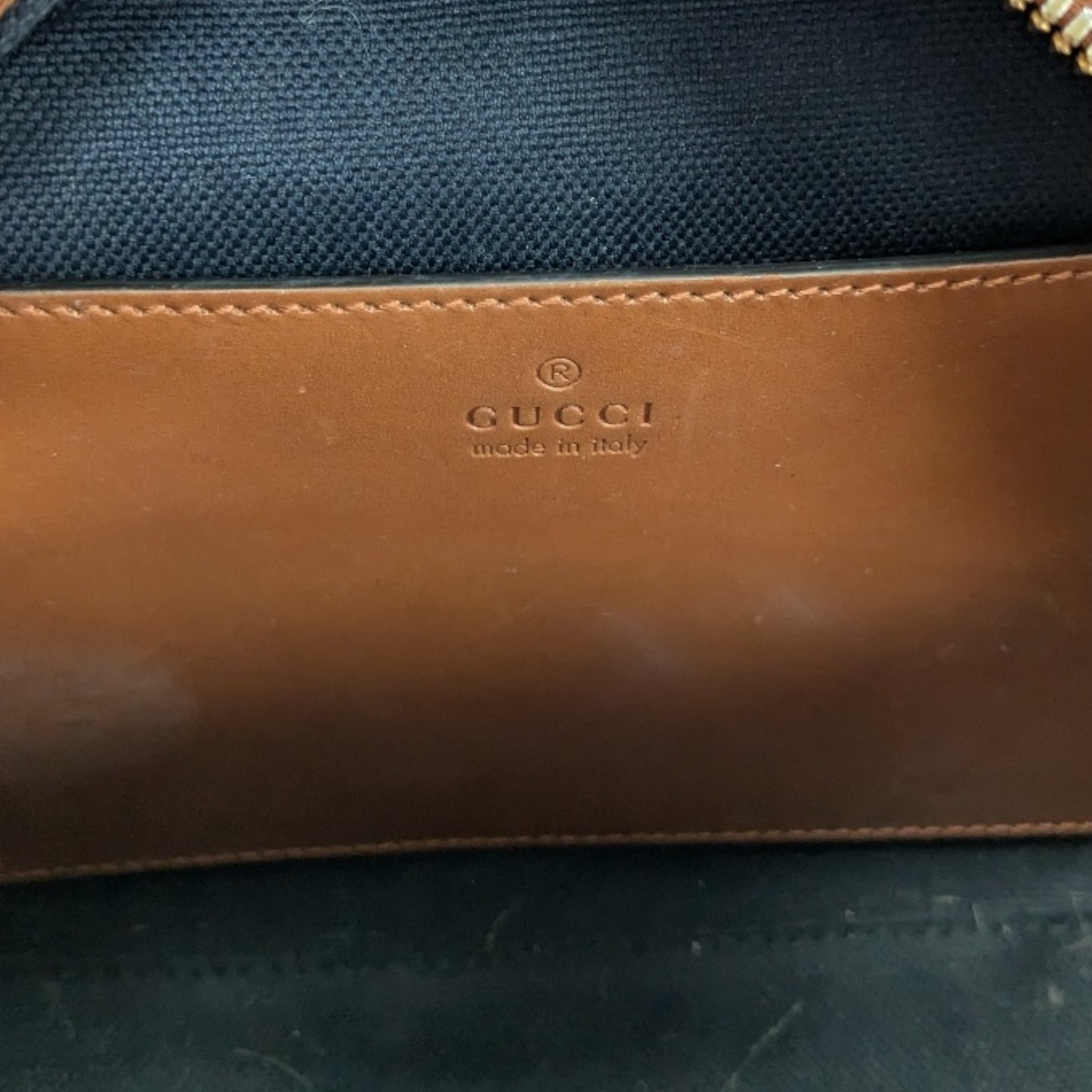 Handbag Luxury Designer By Gucci In Multi, Size:Small