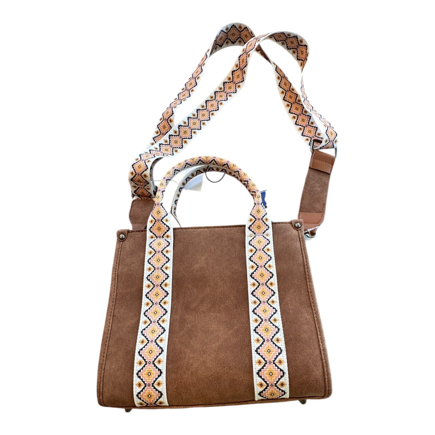 Handbag By Wrangler In Brown, Size:Large