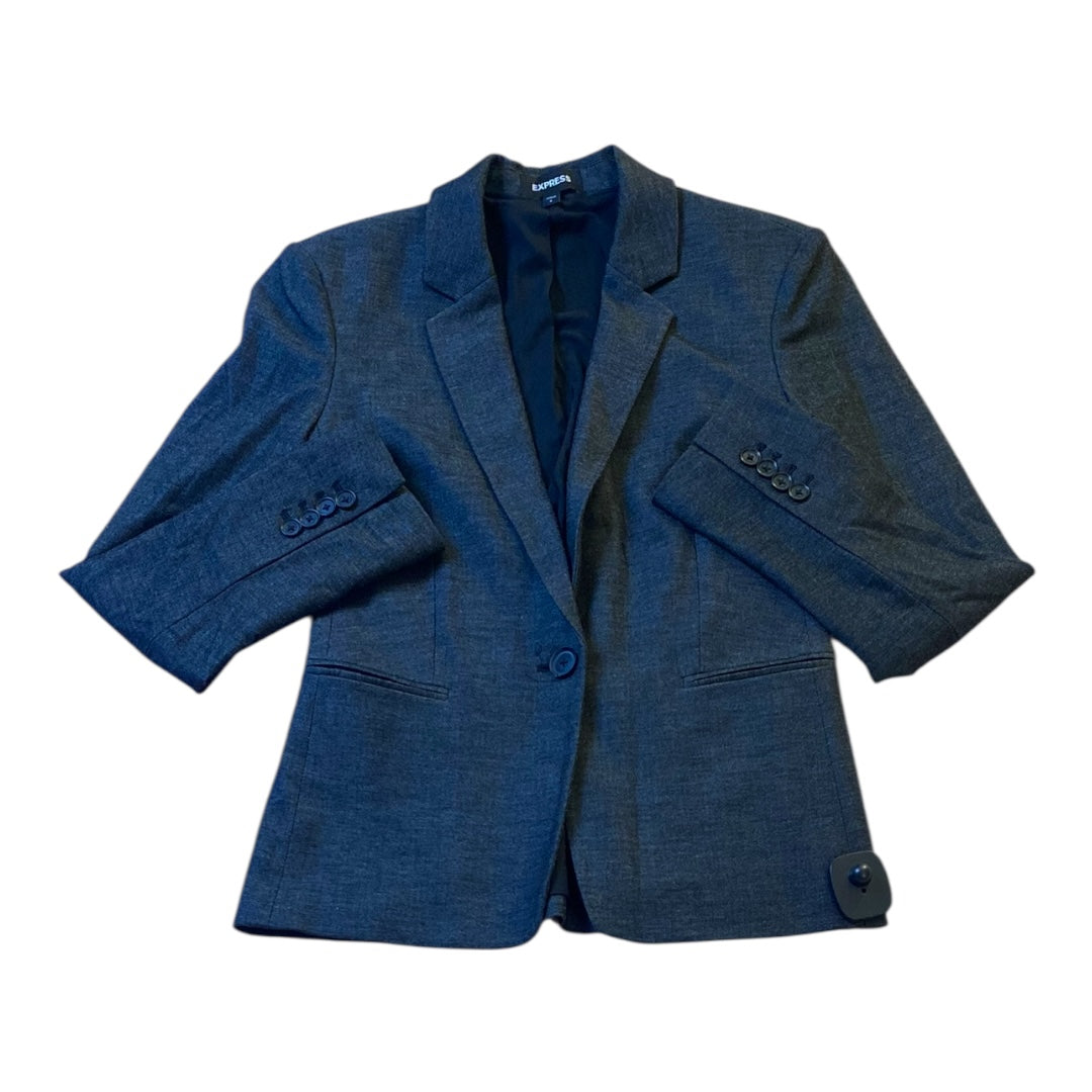 Blazer By Express In Grey, Size:8