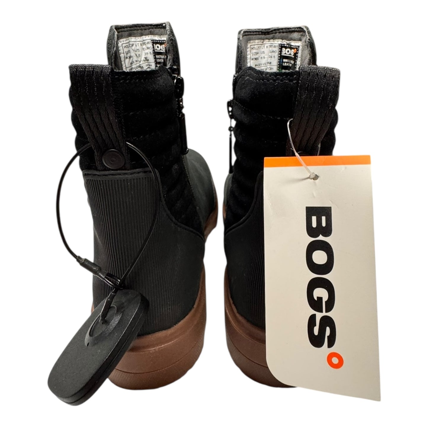 Boots Ankle Flats By Bogs In Black, Size:8.5