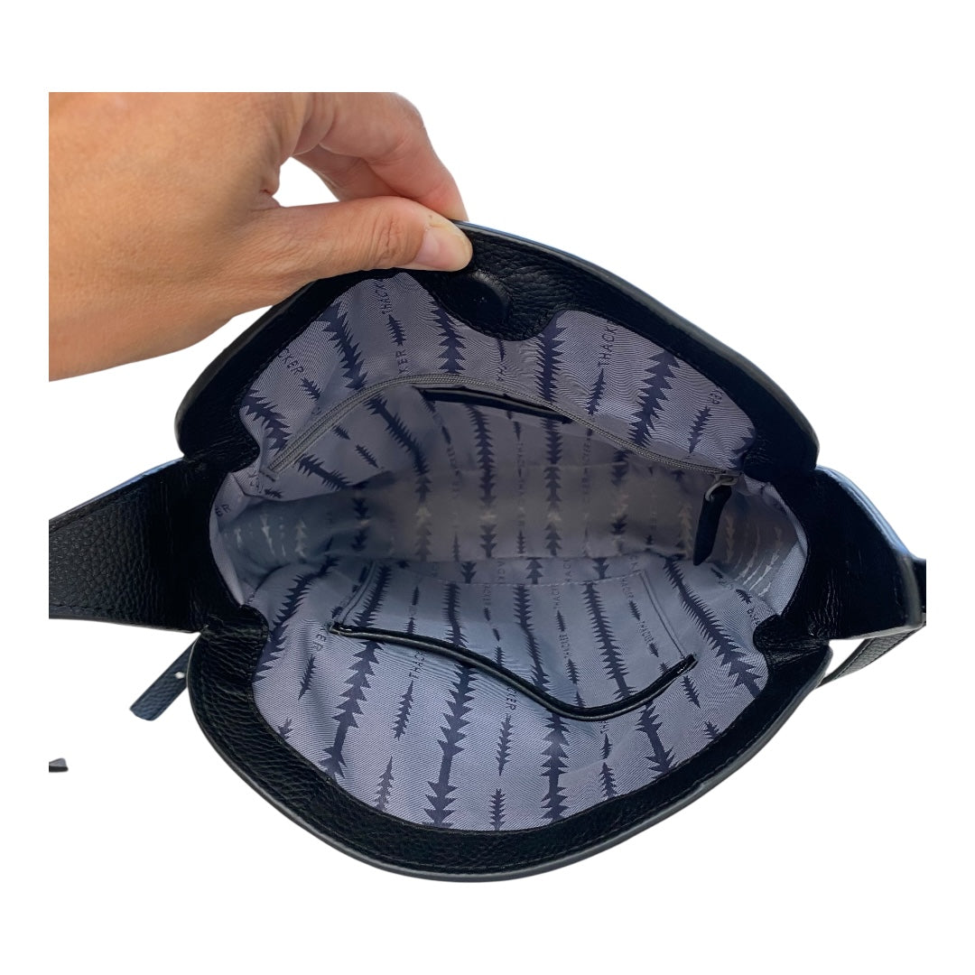 Handbag Leather By Cmb In Black, Size:Medium