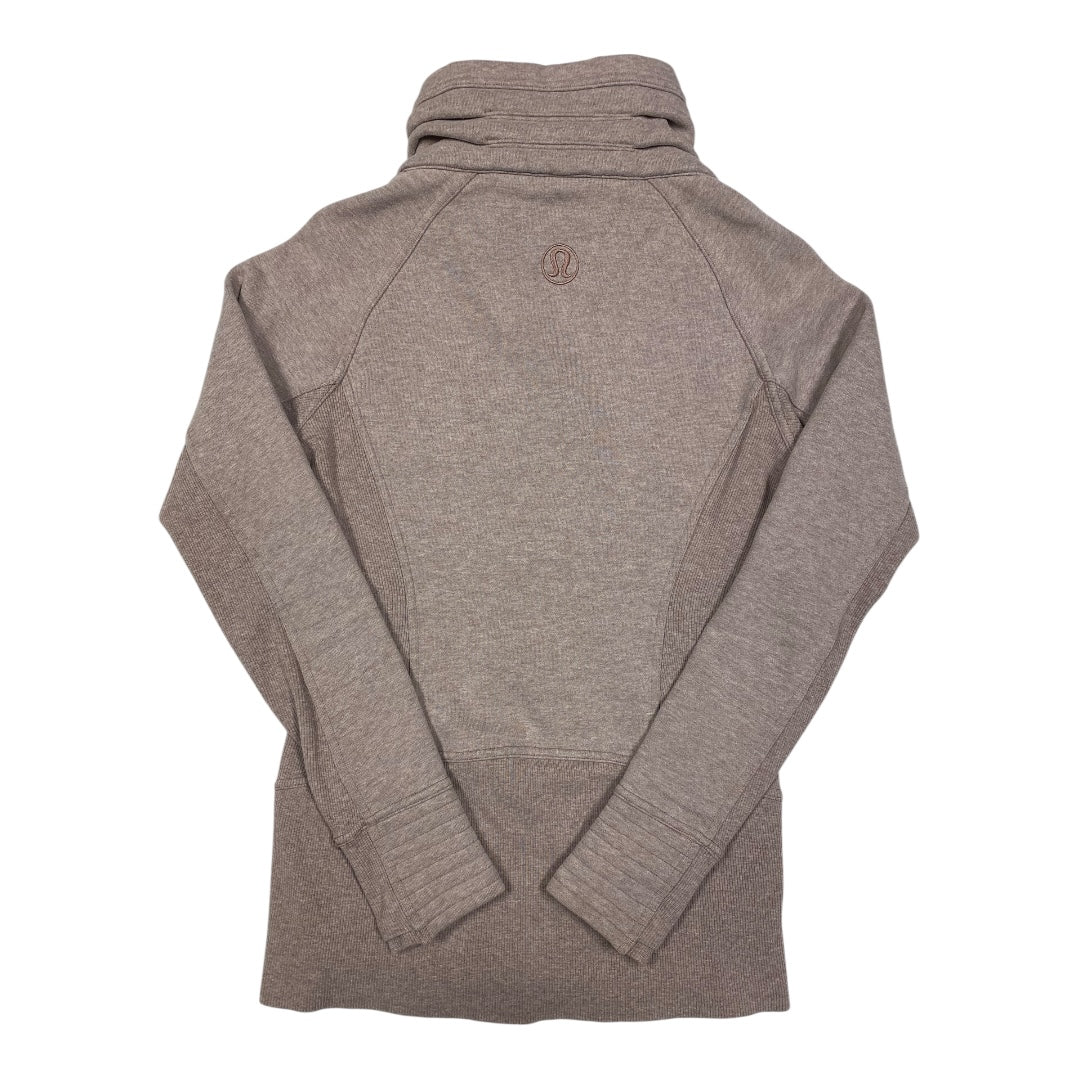 Athletic Jacket By Lululemon In Mauve, Size:S