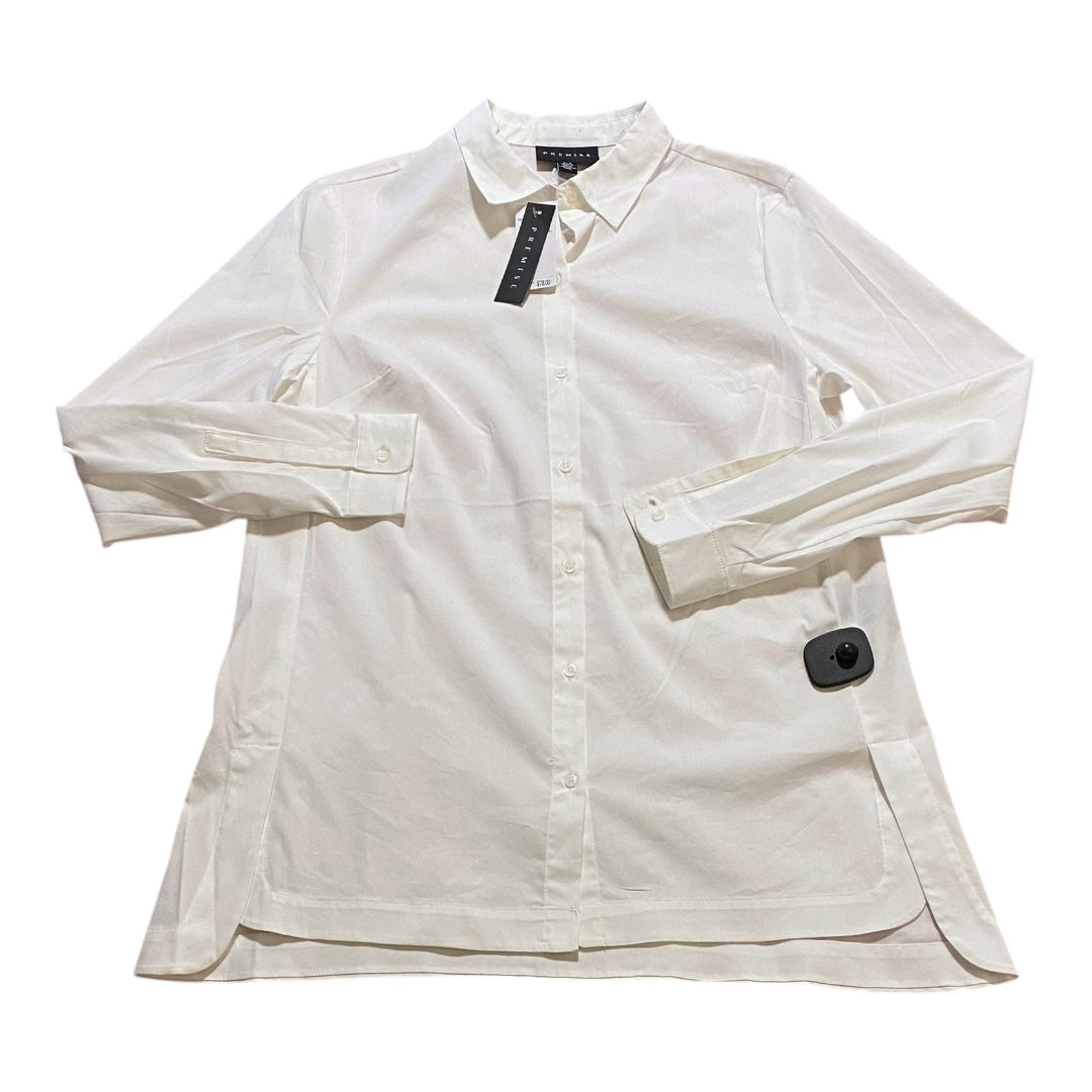 Top Ls By Premise In White, Size:S