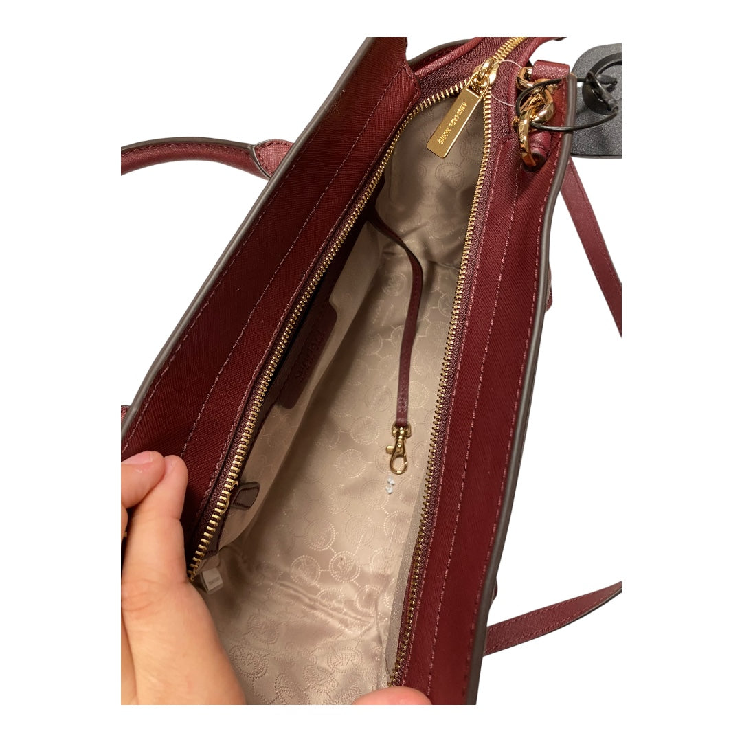 Handbag Designer By Michael Kors In Red, Size:Medium