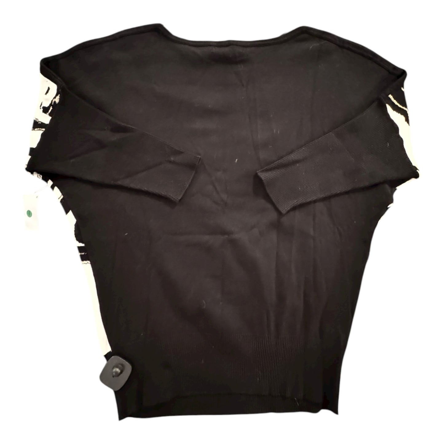 Sweater By Alfani In Black & White, Size:M