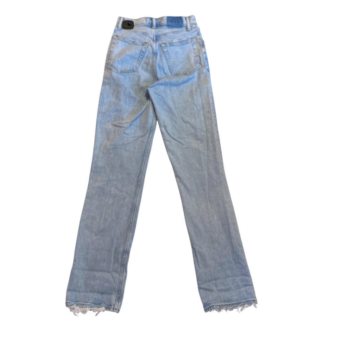 Jeans Straight By Abercrombie And Fitch In Blue Denim, Size:2