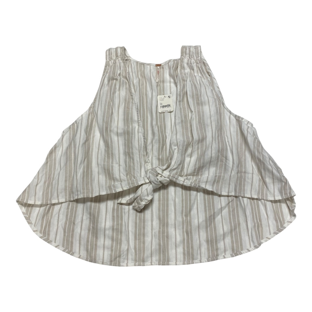 Top Sleeveless By Free People In Tan, Size:M