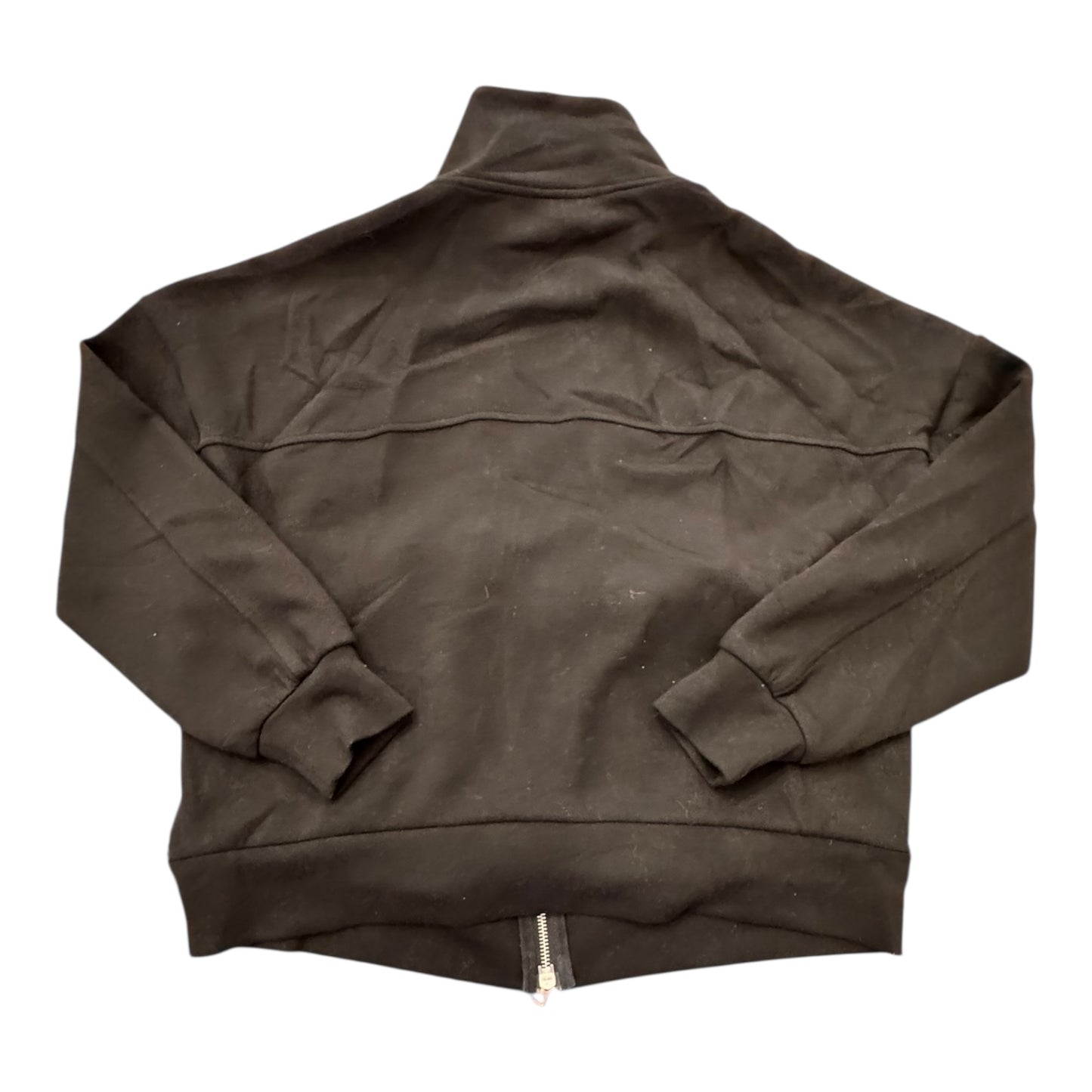 Athletic Zipped Up Sweatshirt By Varley In Black, Size:Xs (Oversized)