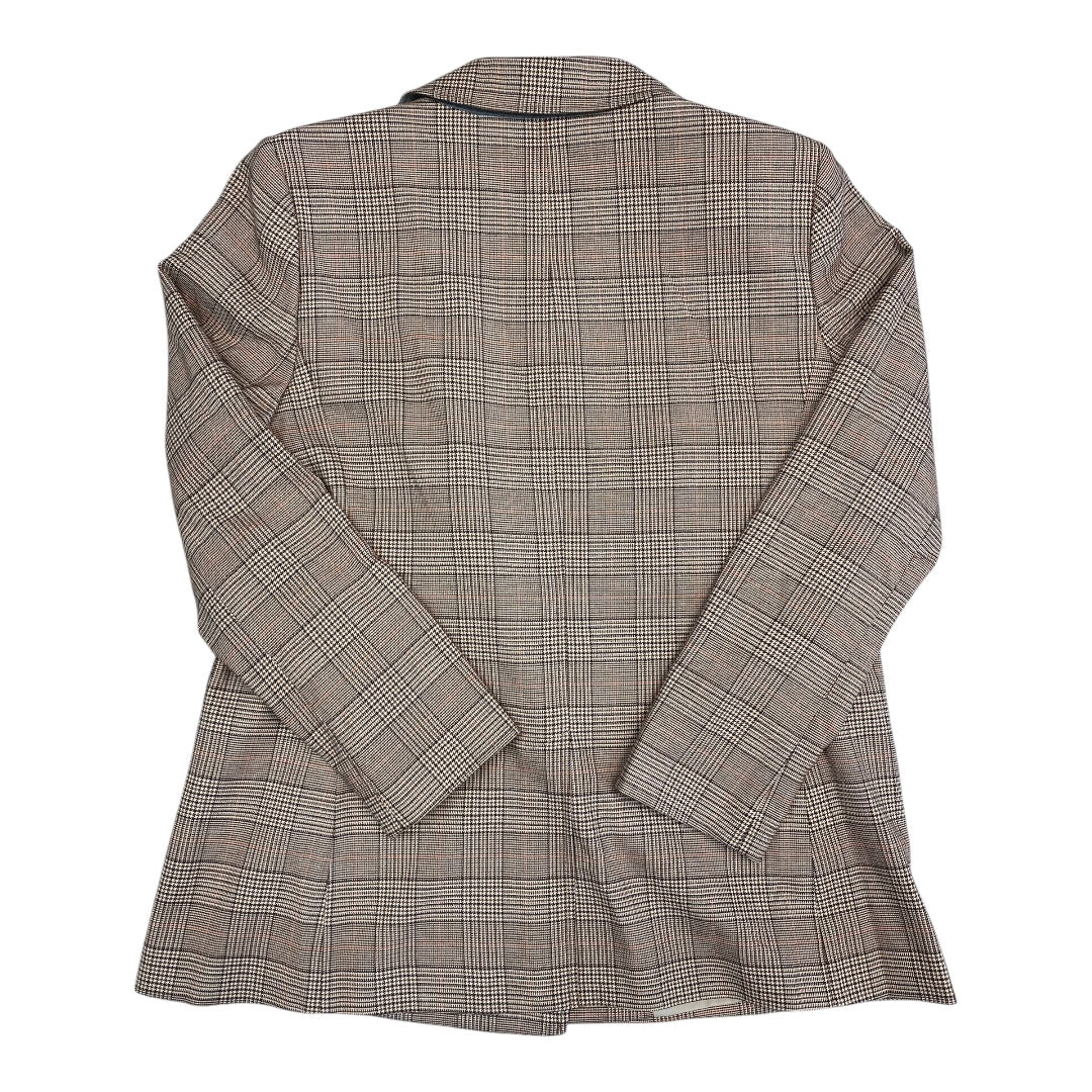 Blazer By Loft In Plaid Pattern, Size:14
