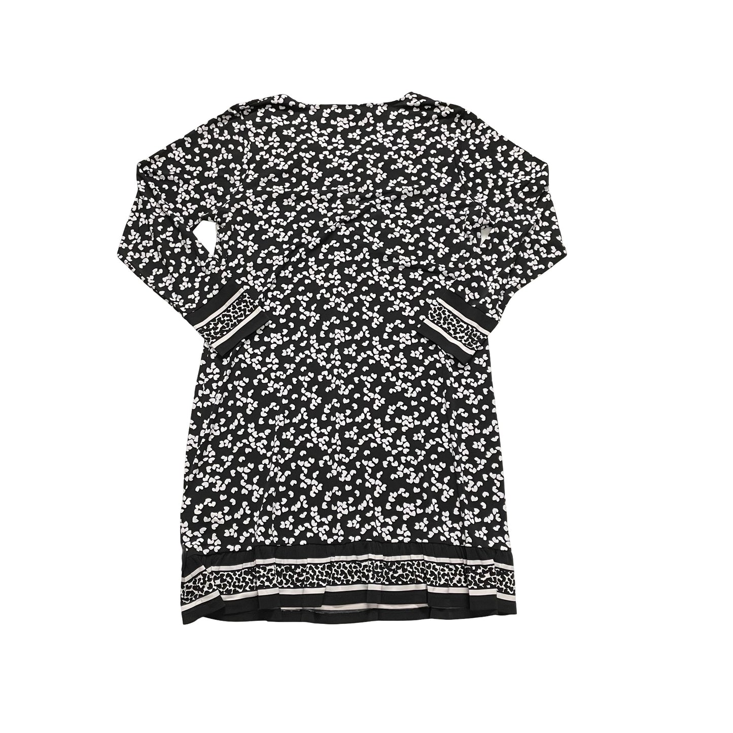 Dress Casual Midi By Michael By Michael Kors In Black & White, Size:1X