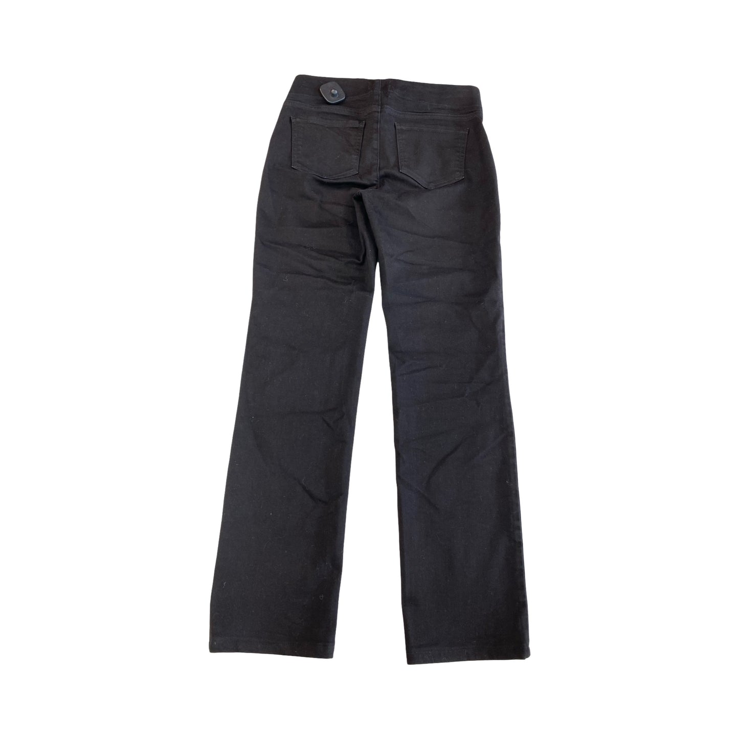 Jeans Straight By Not Your Daughters Jeans In Black Denim, Size:S