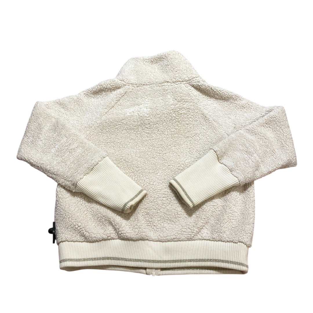 Athletic Jacket By Athleta In Cream, Size:M