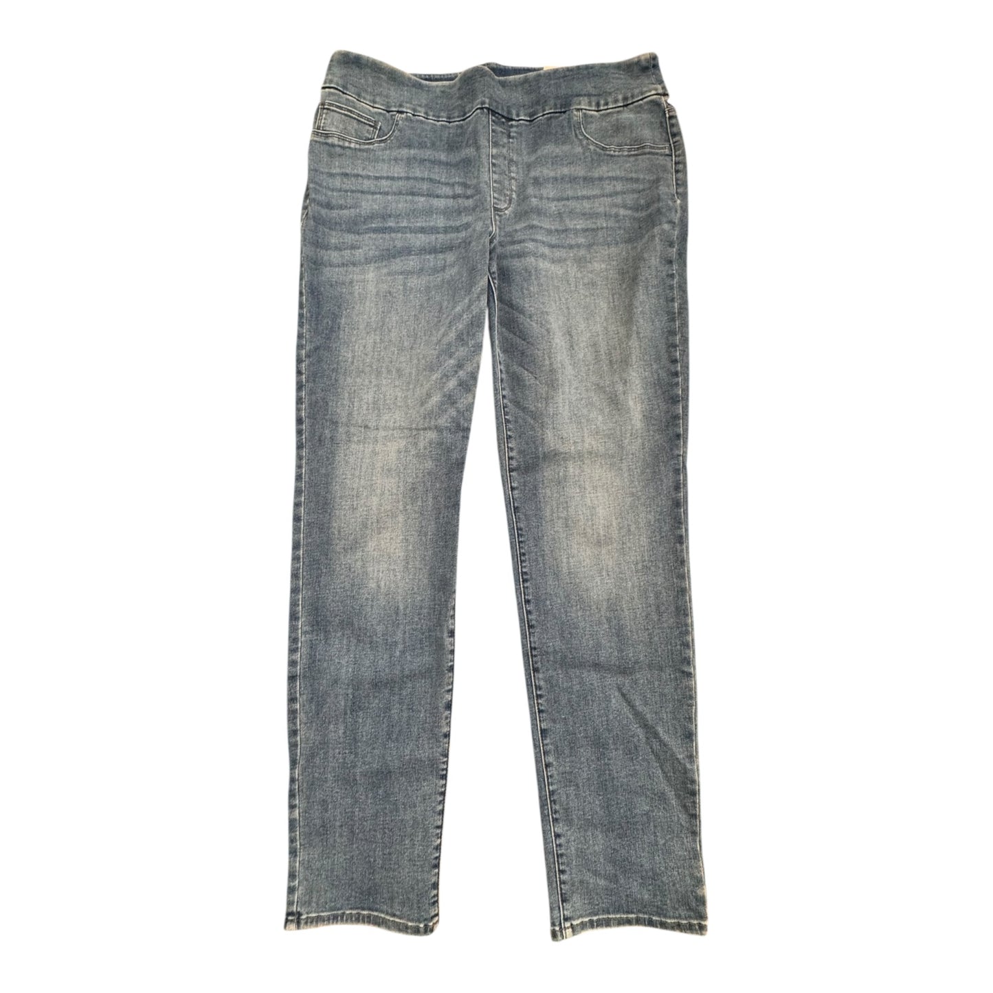 Jeans Jeggings By Chicos In Blue Denim, Size:14