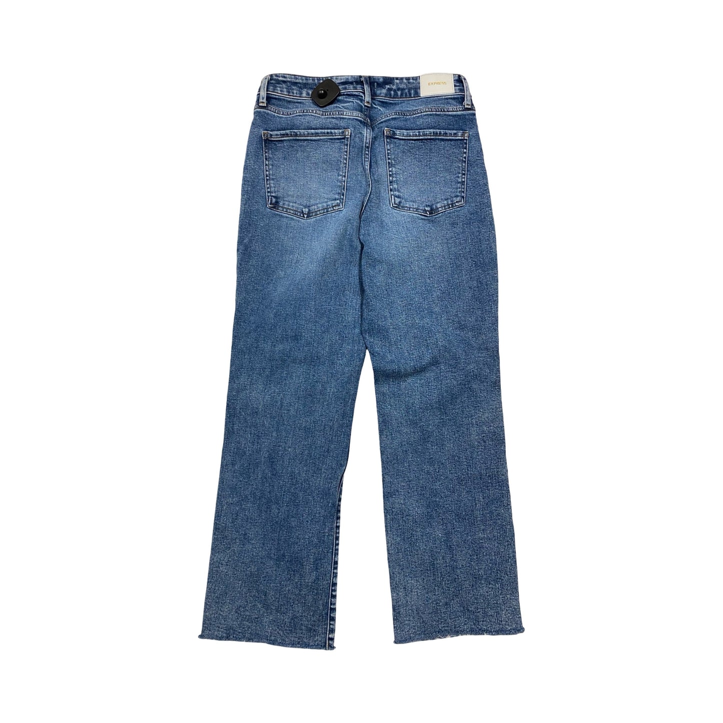 Jeans Straight By Express In Blue Denim, Size:4L