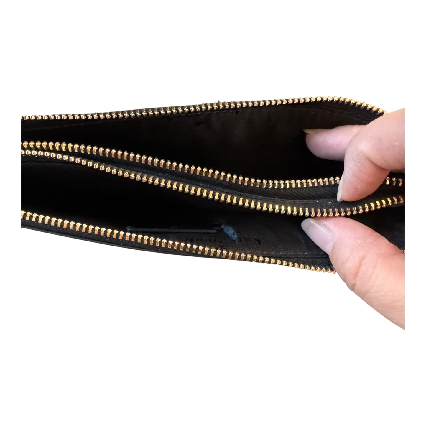 Wristlet Designer By Kate Spade In Black, Size:Large