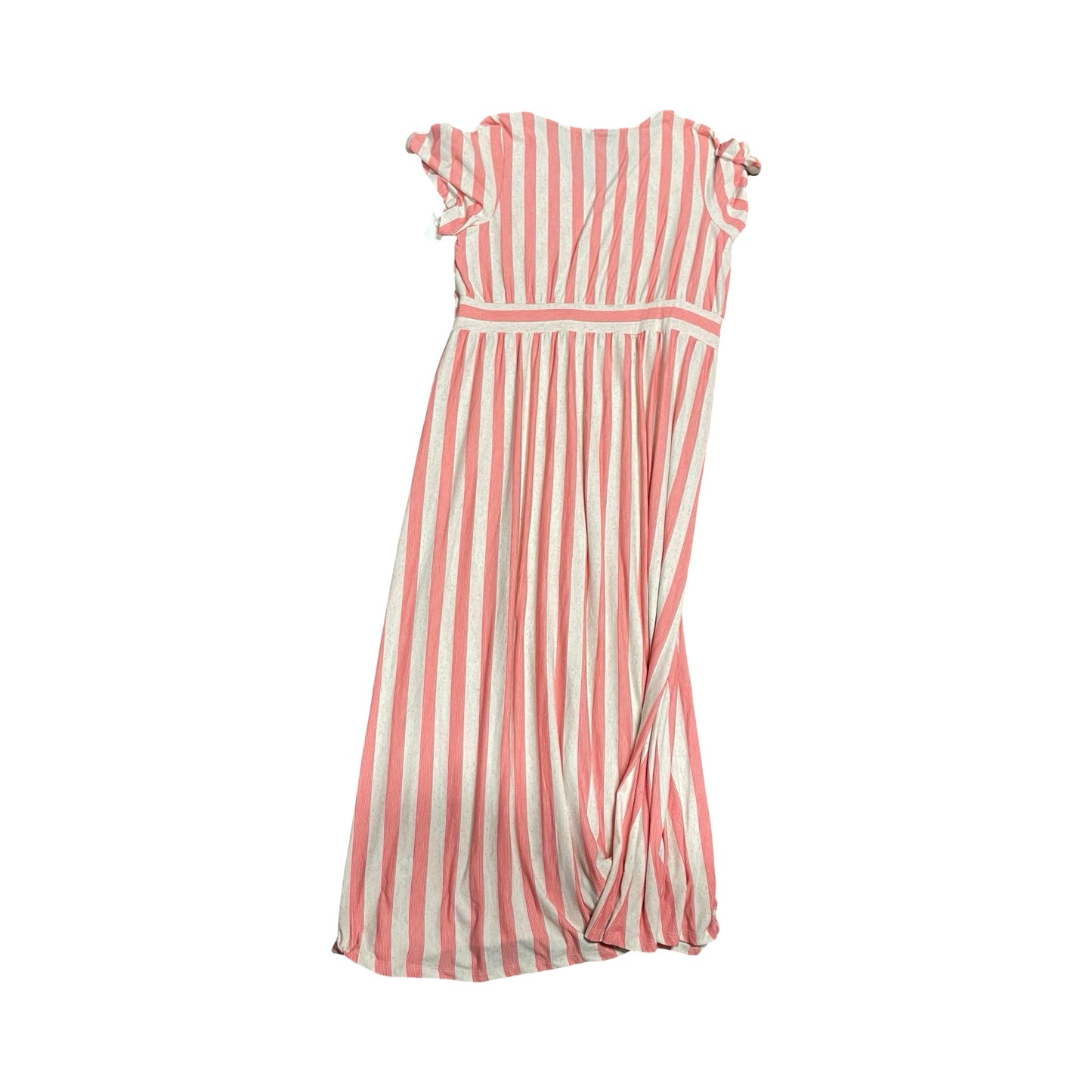 Dress Casual Maxi By Lane Bryant In Cream & Red, Size:3