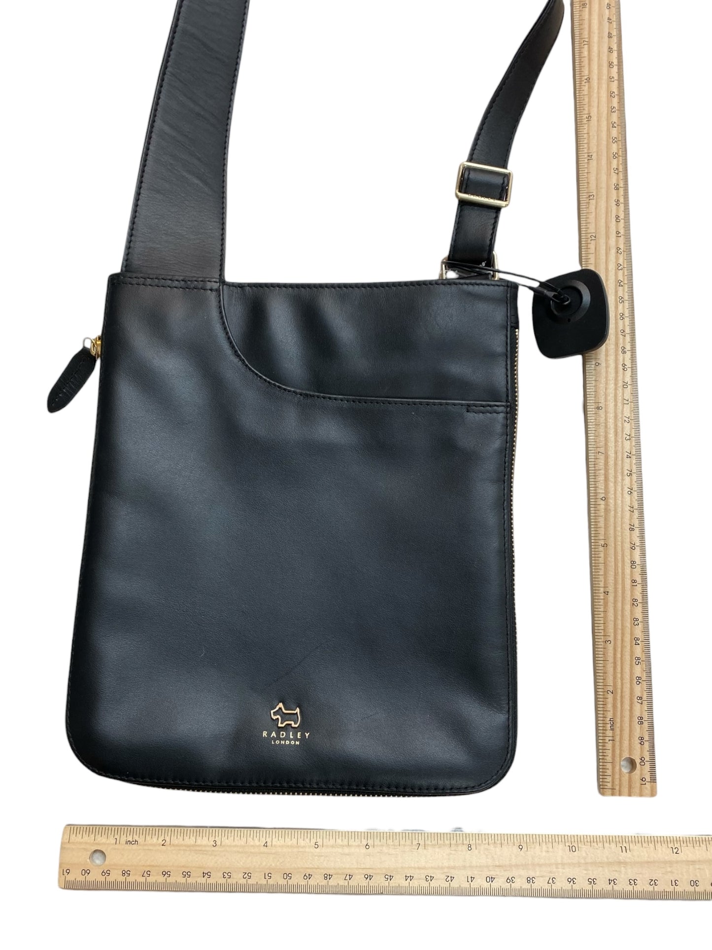 Handbag Leather By Radley London In Black, Size:Medium