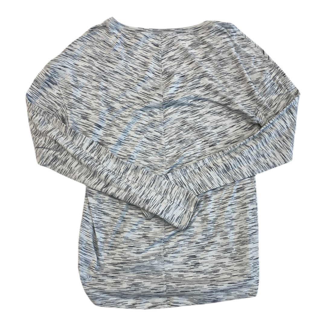 Athletic Top Ls Crewneck By Lululemon In Grey, Size:S