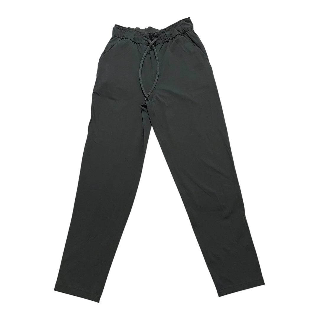 Athletic Pants By Lululemon In Grey, Size:4