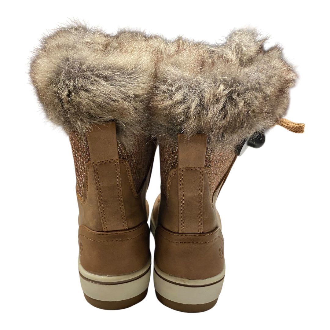 Boots Snow By Cmc In Tan, Size:7