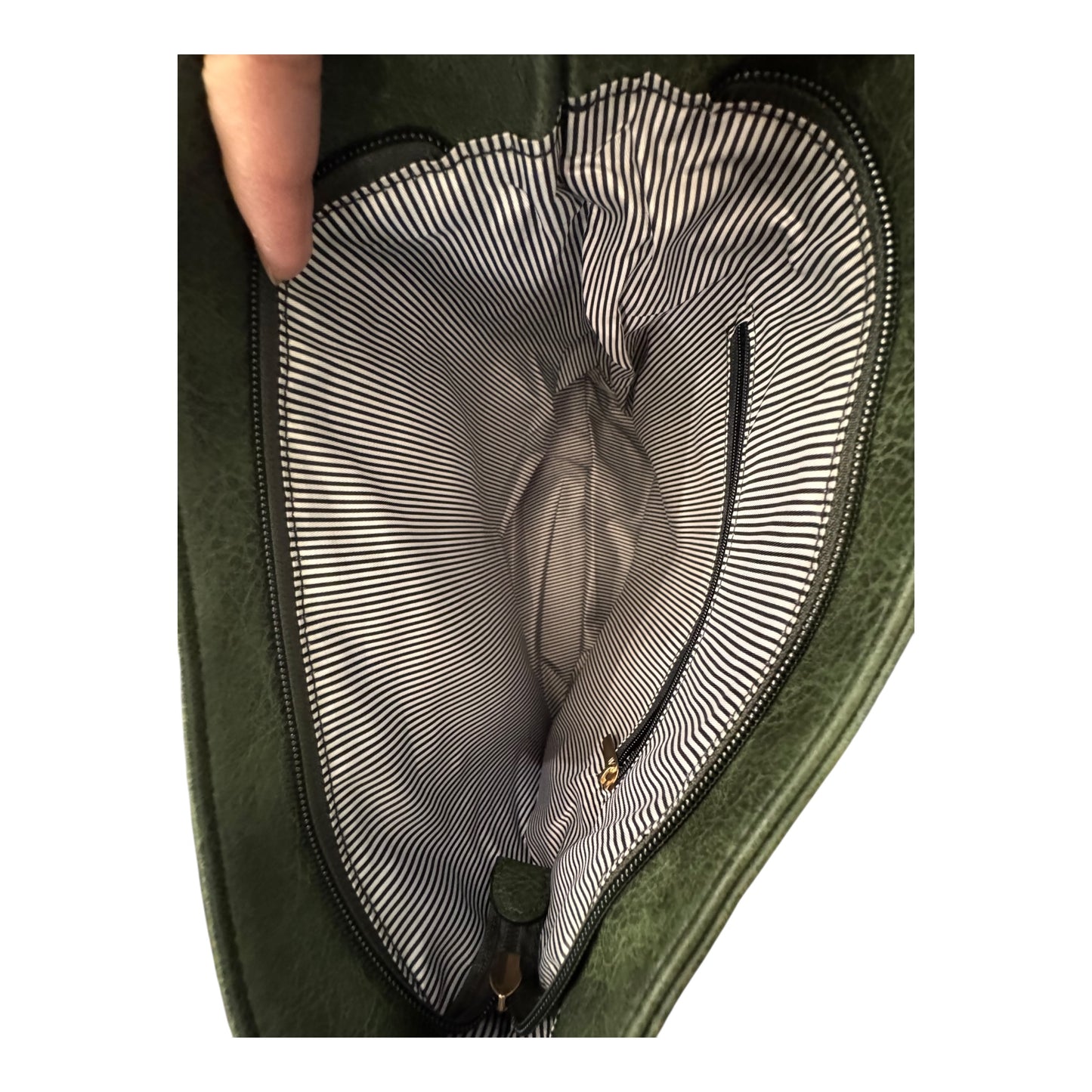 Handbag By LE BAG In Green, Size:Medium