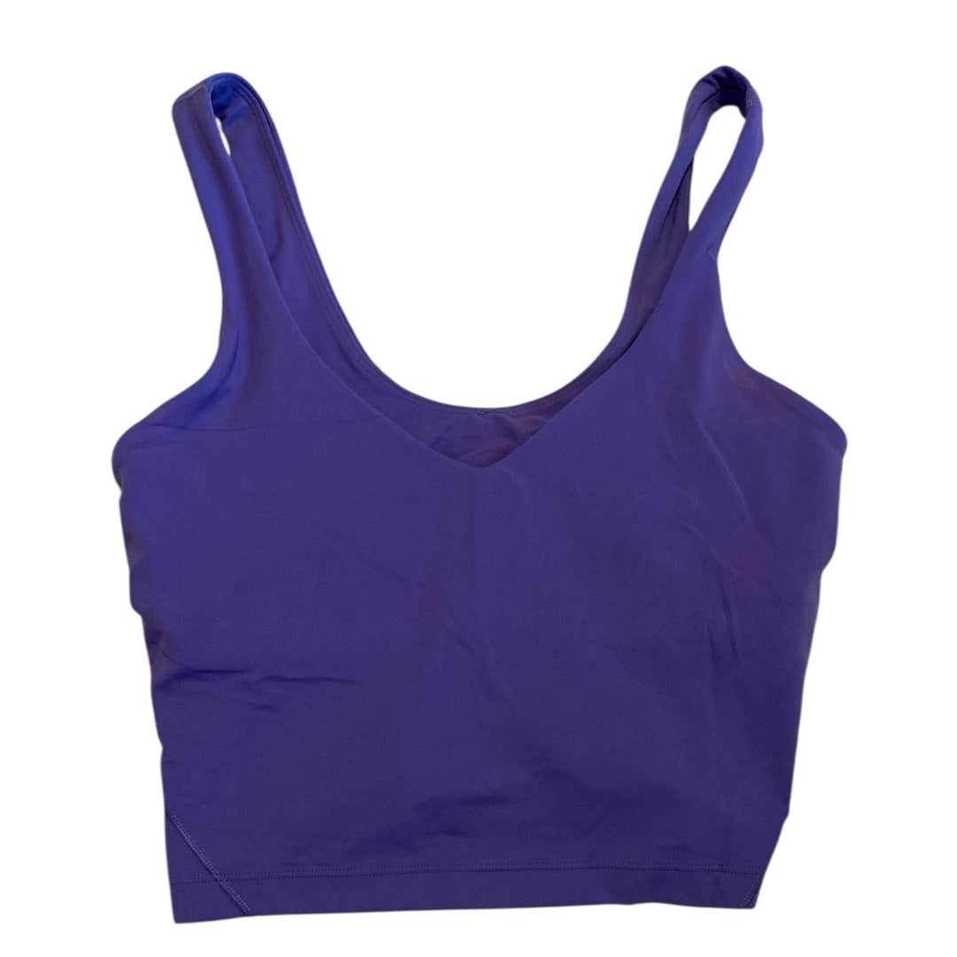 Athletic Tank Top By Lululemon In Purple, Size:6