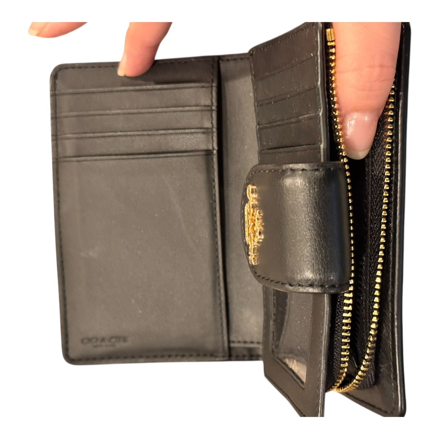 Wallet Designer By Coach In Brown, Size:Small