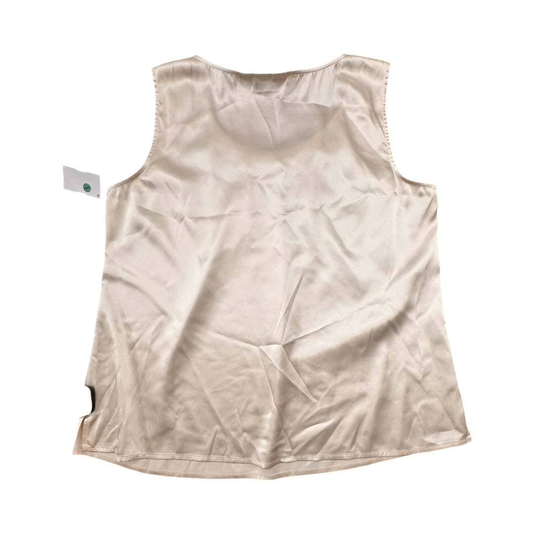 Top Sleeveless By Chicos In Cream, Size:L