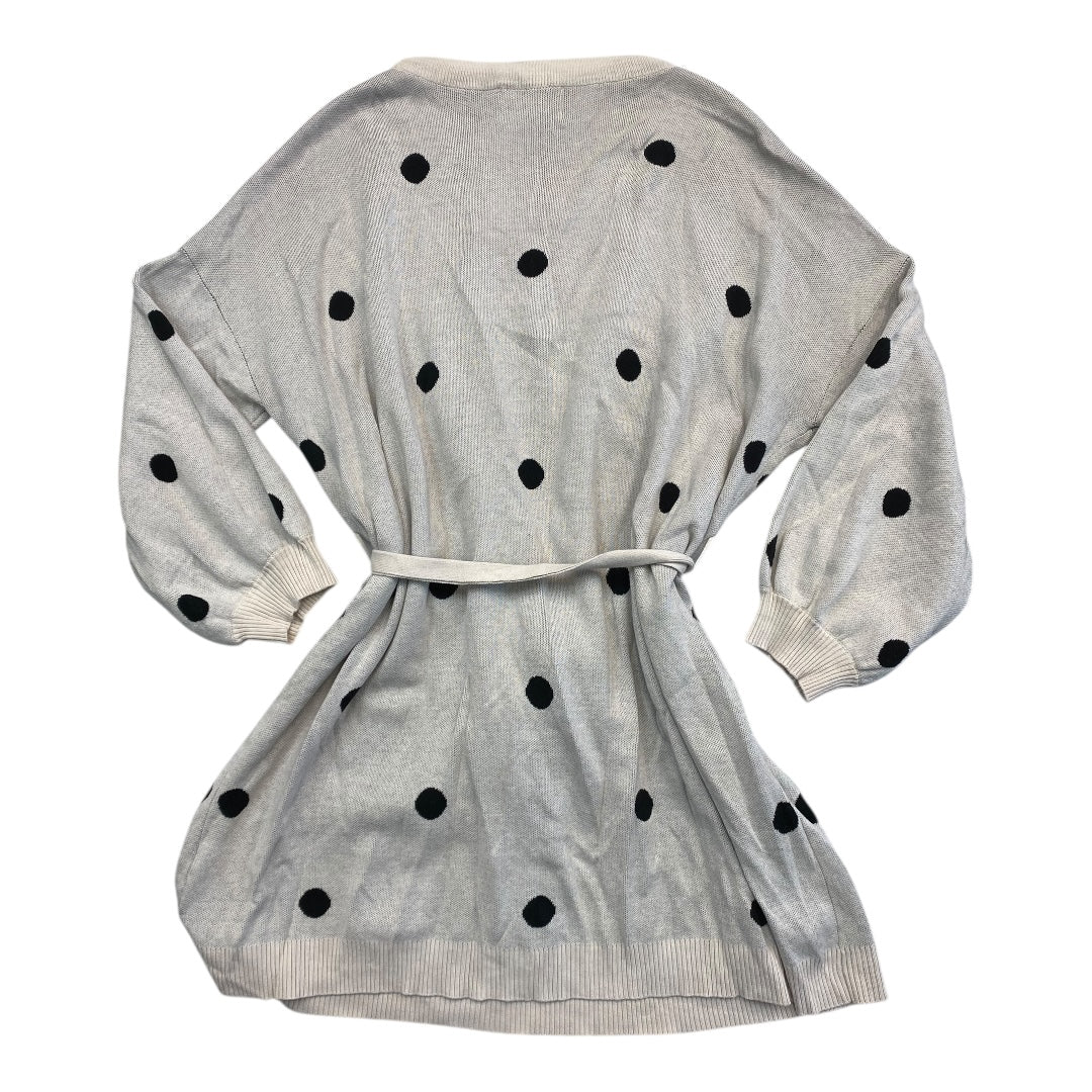 Sweater By Anthropologie In Polkadot Pattern, Size:3X