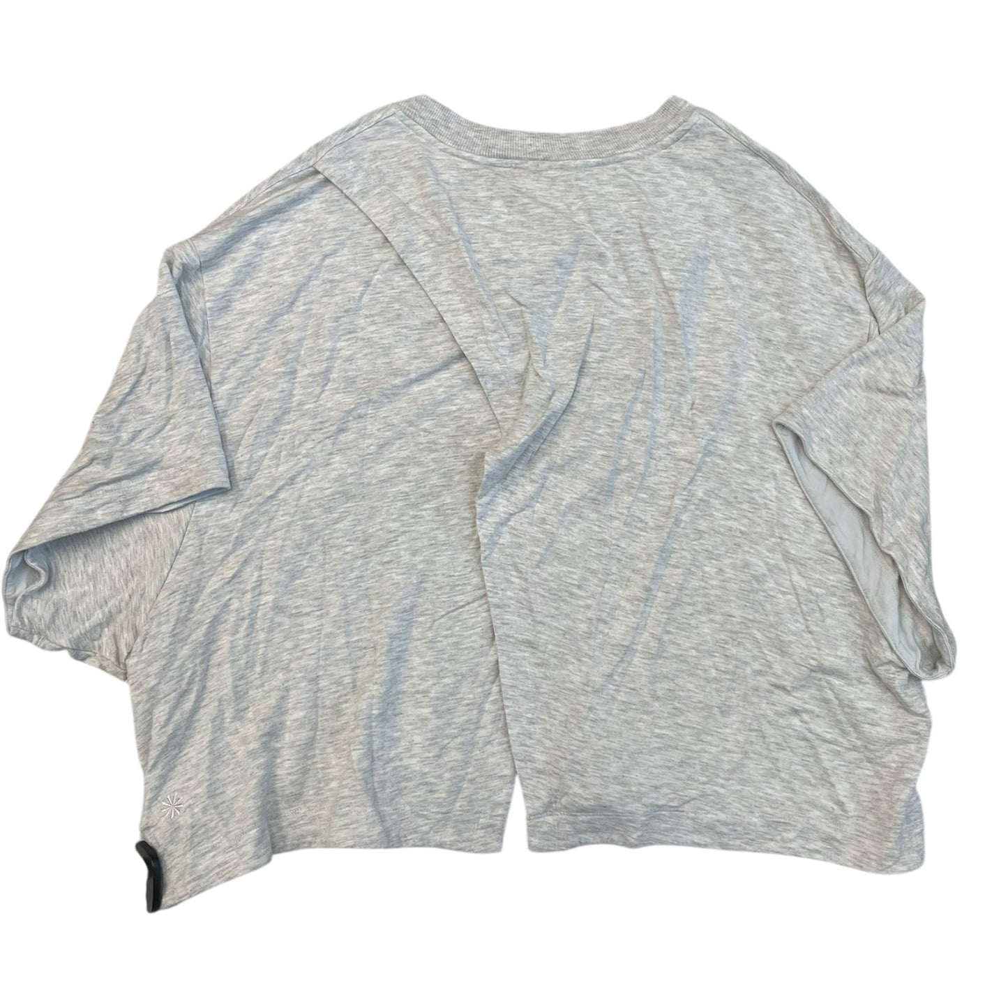 Athletic Top Ss By Athleta In Grey, Size:2X