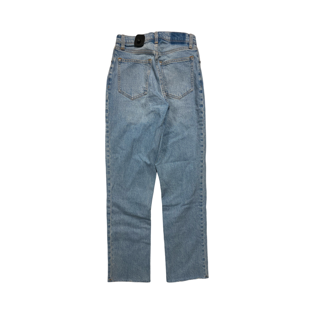 Jeans Straight By Abercrombie And Fitch In Blue Denim, Size:2