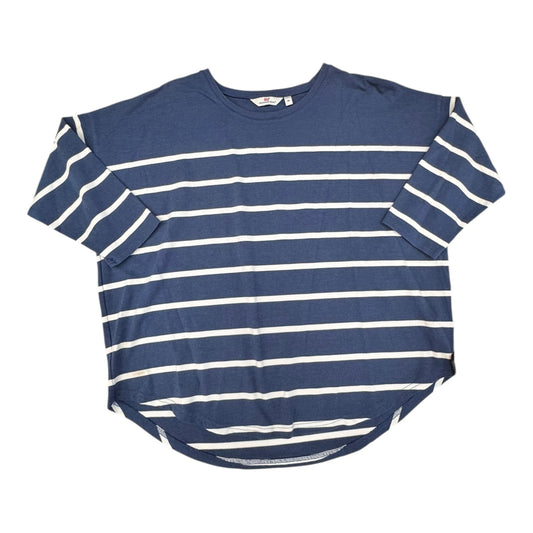 Top 3/4 Sleeve By Vineyard Vines In Striped Pattern, Size:M