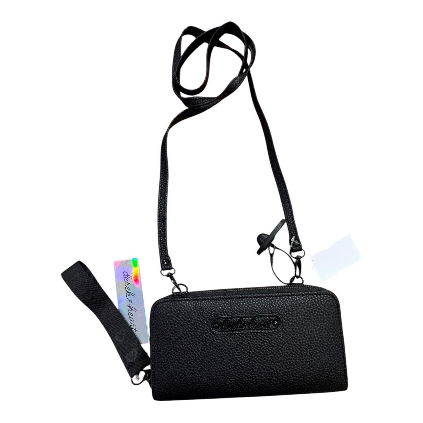 Handbag By Derek Heart In Black, Size:Small