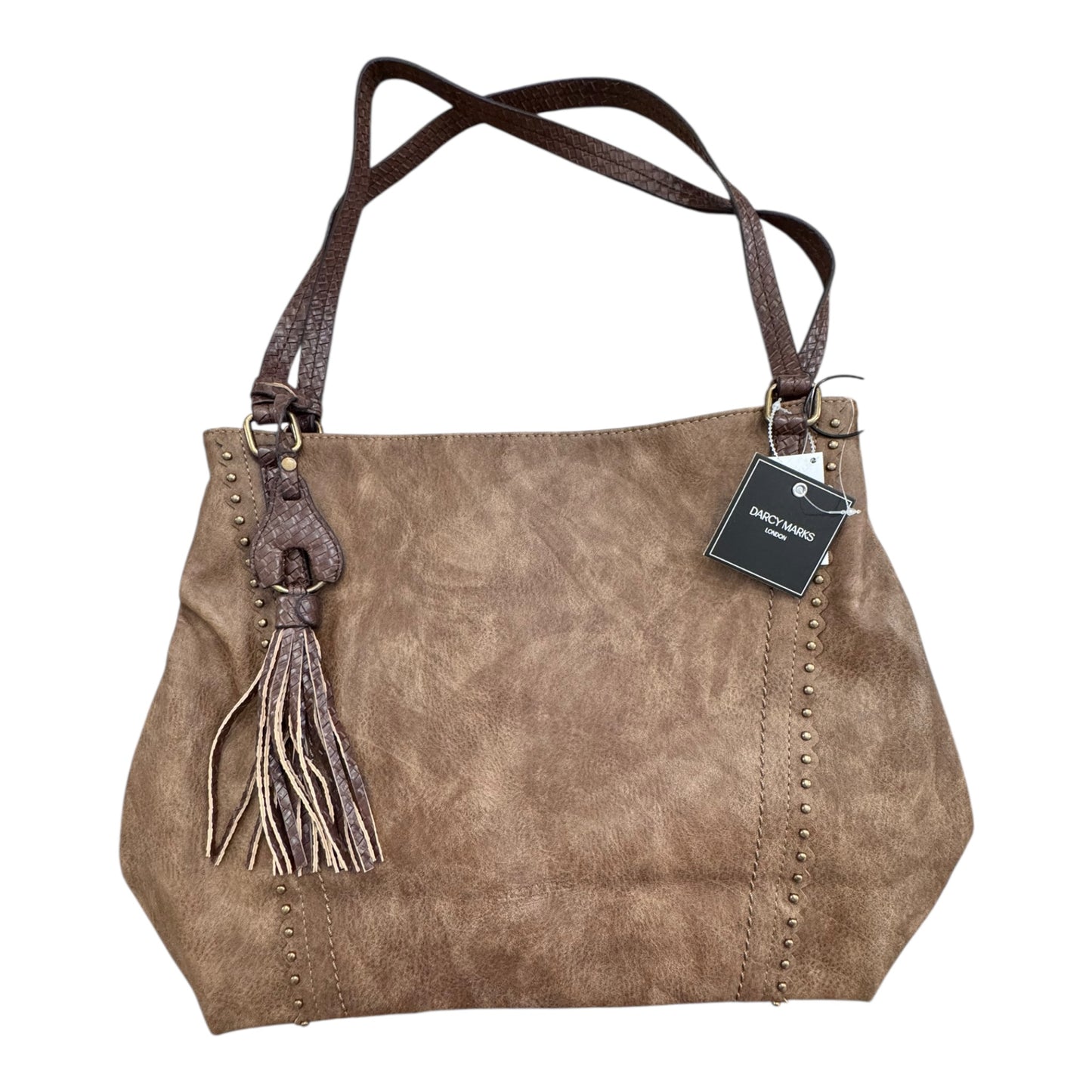 Handbag By DARCY MARKS In Brown, Size:Large