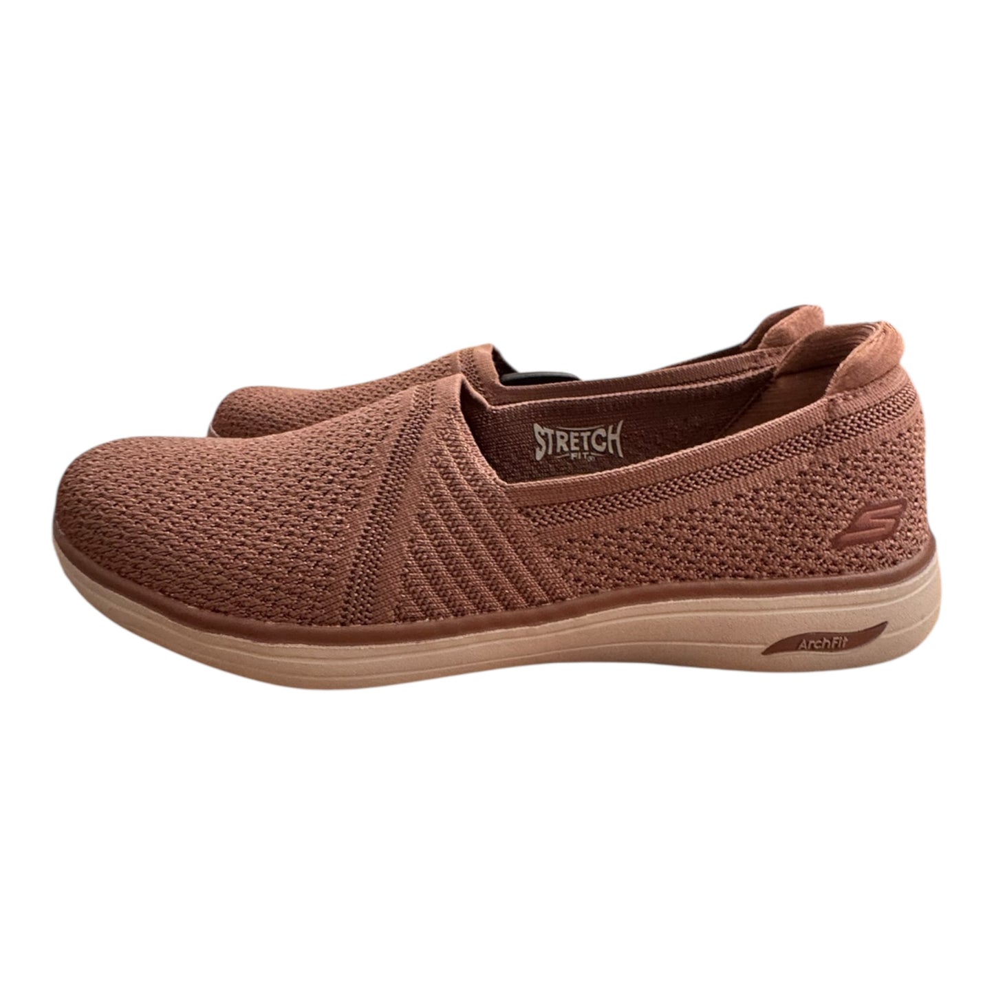 Shoes Sneakers By Skechers In Grey & Pink, Size:7.5