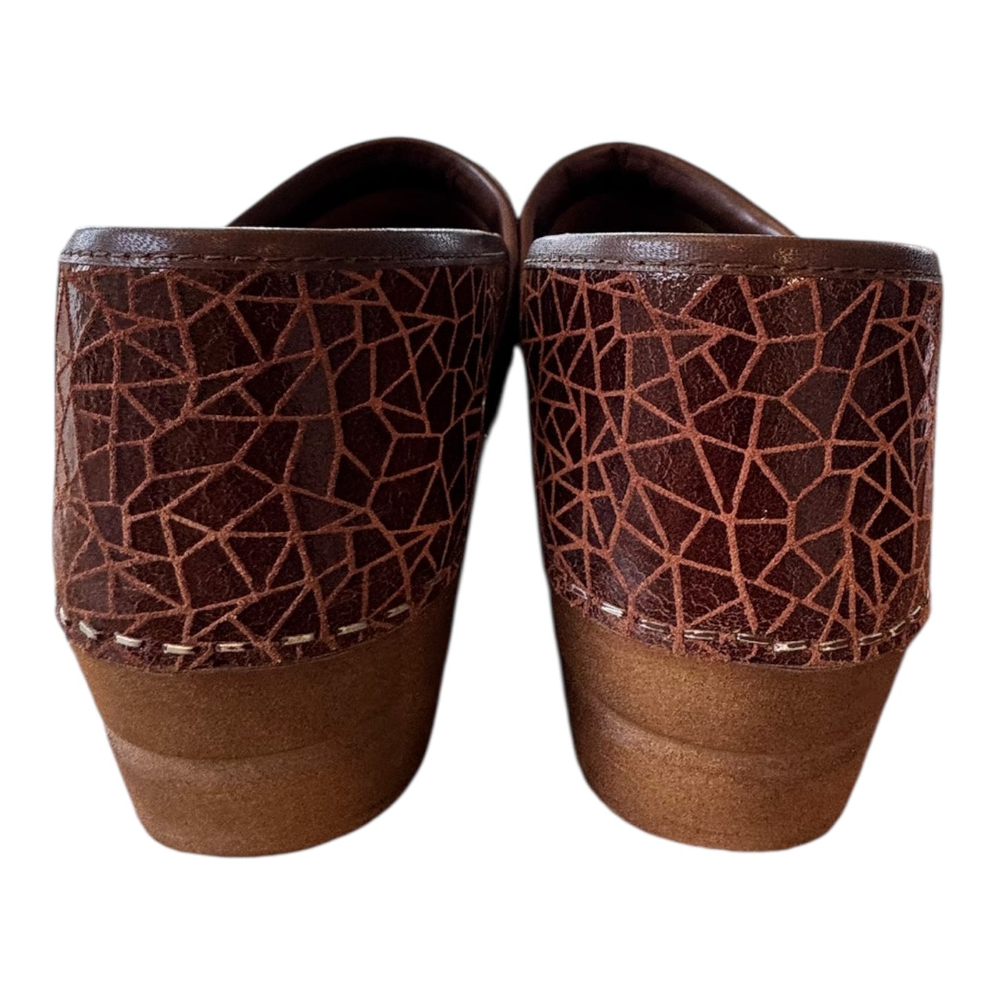 Shoes Heels Block By Sanita In Brown, Size:9.5