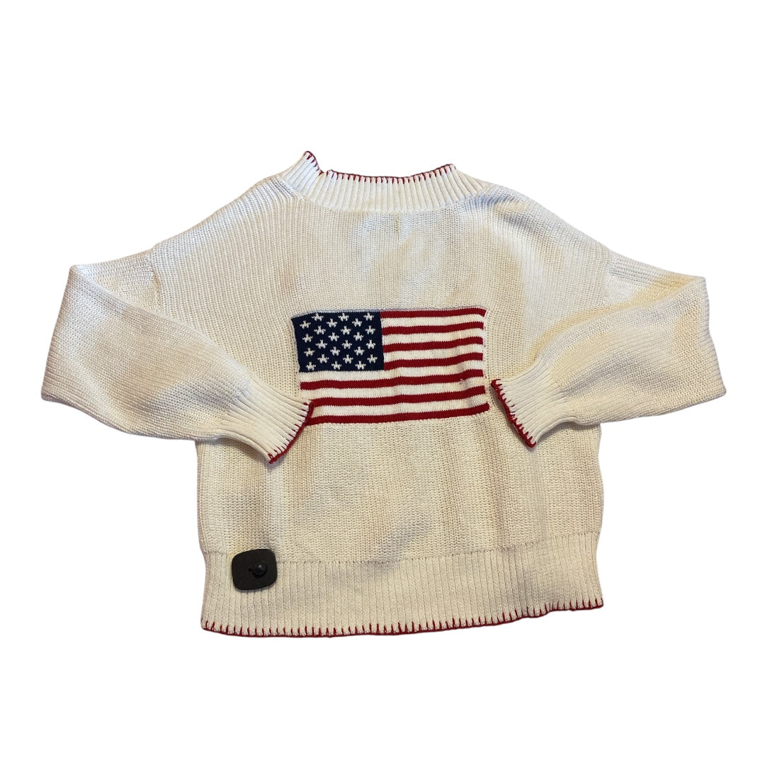 Sweater Cardigan By Clothes Mentor In Cream, Size:Xs
